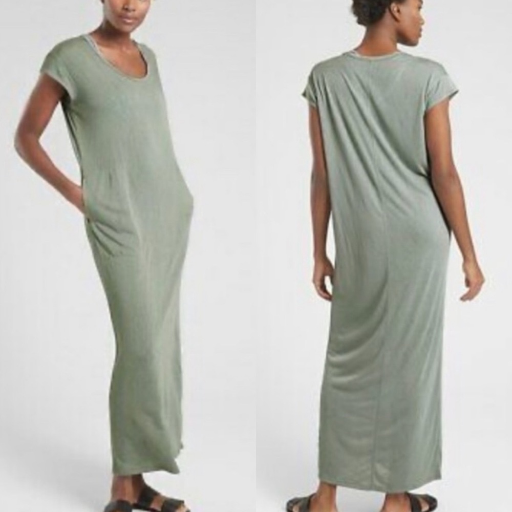 Athleta Sage Green Super soft maxi or cover up size medium